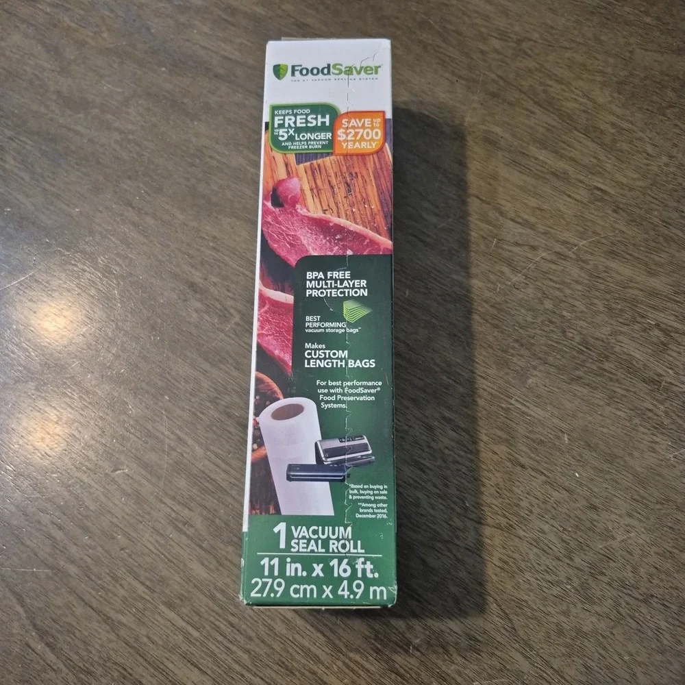 Food Saver Vacuum Seal Rolls 11 in. by 16 ft. Box of 1
